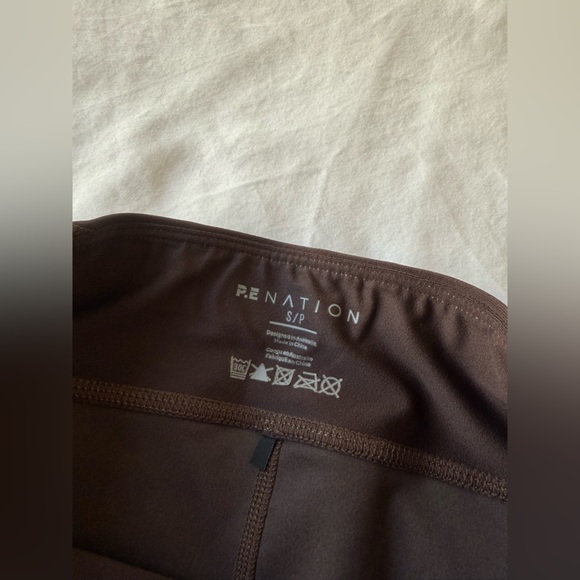 PE Nation brown & black sports bra & leggings set S - Picture 8 of 16